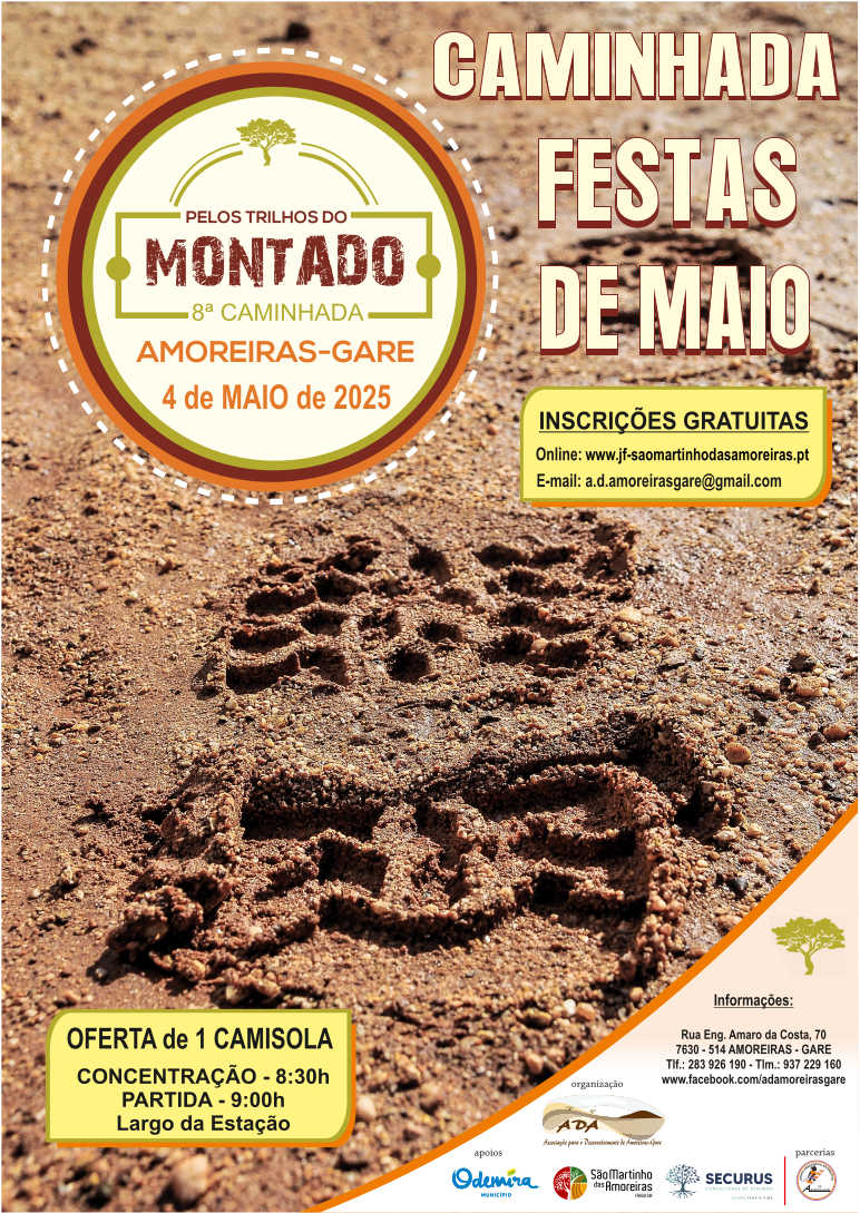 Caminhada Festas de Maio - Pelos Trilhos do Montado – 4  de maio de 2025